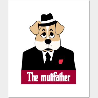 The mutt father - dog father dad Posters and Art